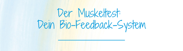 Muskeltest Biofeedback Muskeltest Biofeedback